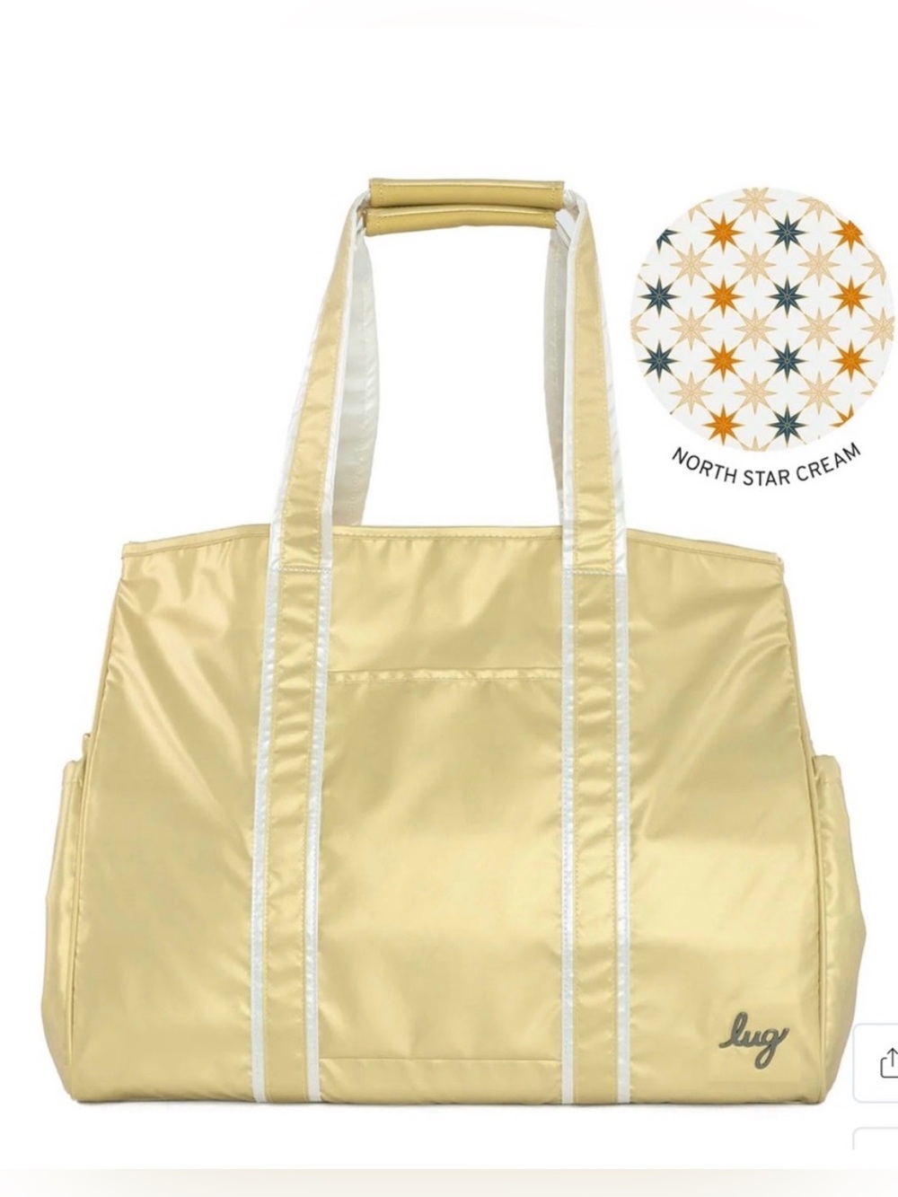 Lug Rover XL Tote in Metallic Gold